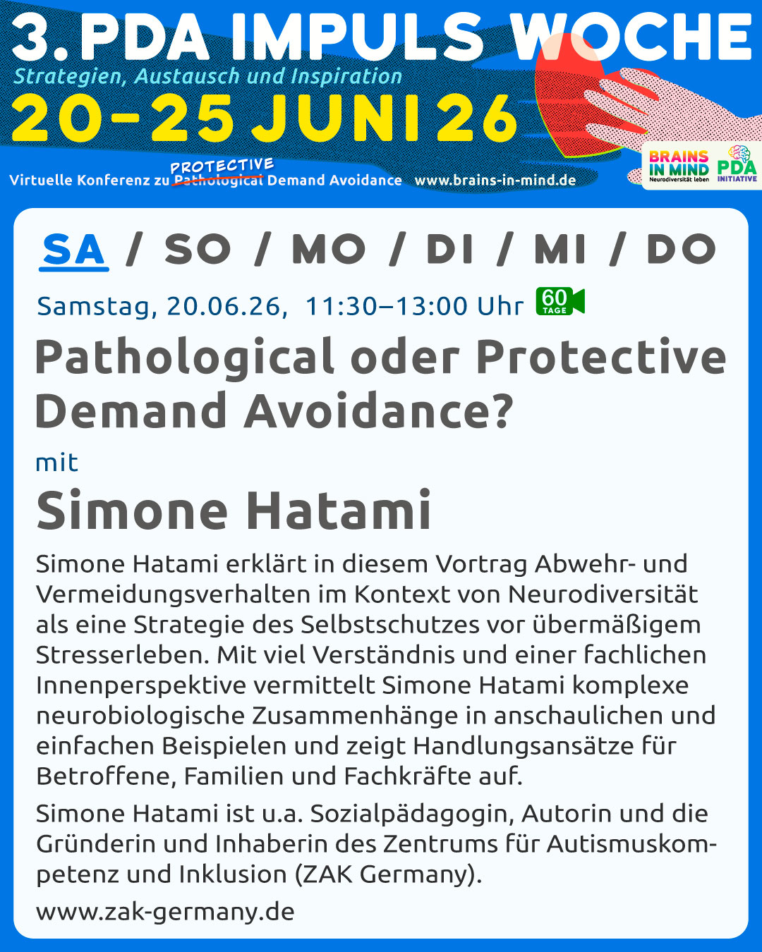 3. PDA Impuls Woche Simone Hatami Protective demand Avoidance