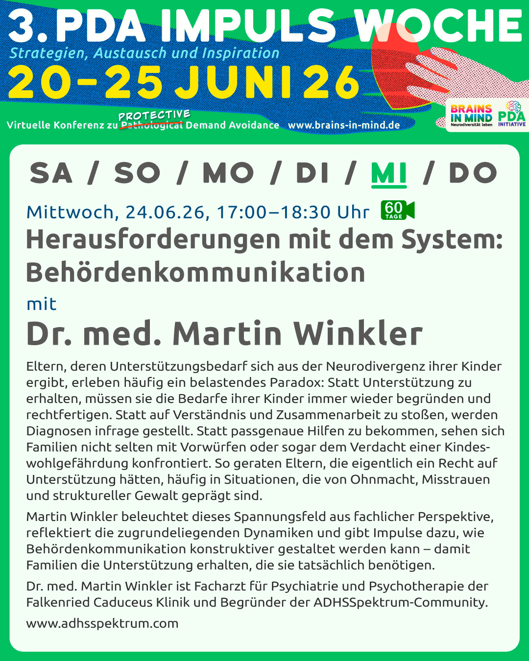 3. PDA Impuls Woche Dr. med. Martin Winkler Behördenkommunikation